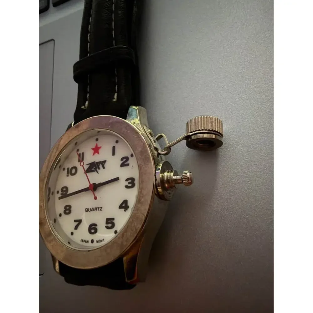 ZAPP Quartz Watch – Unique Oversized Crown Design – As Is (CCC72)